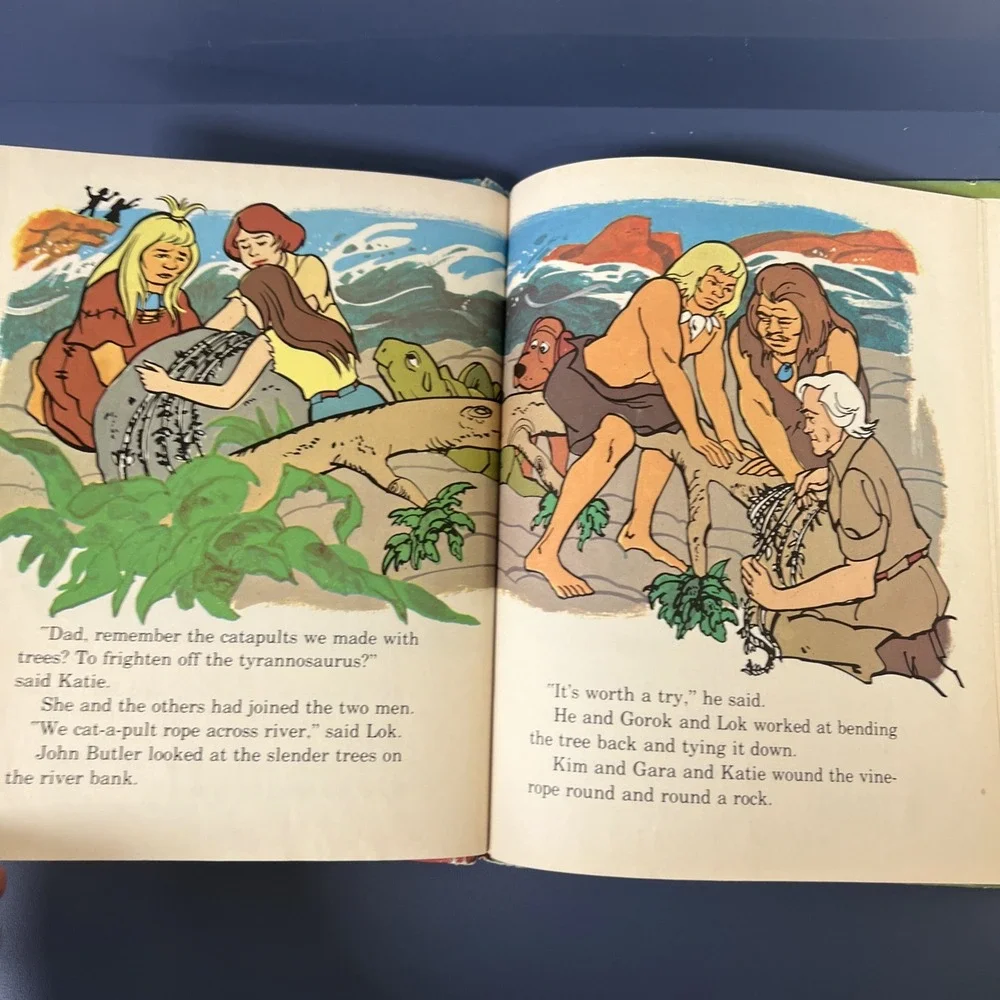 Vintage Children's Rand McNally Book‎ Hanna-Barbera's VALLEY OF THE DINOSAURS